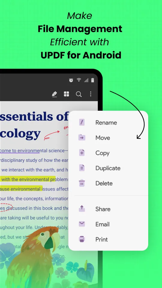 android app to highlight pdf