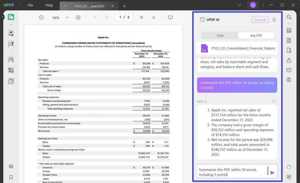 Como Resumir Texto De PDF IA Incluindo O ChatGPT UPDF