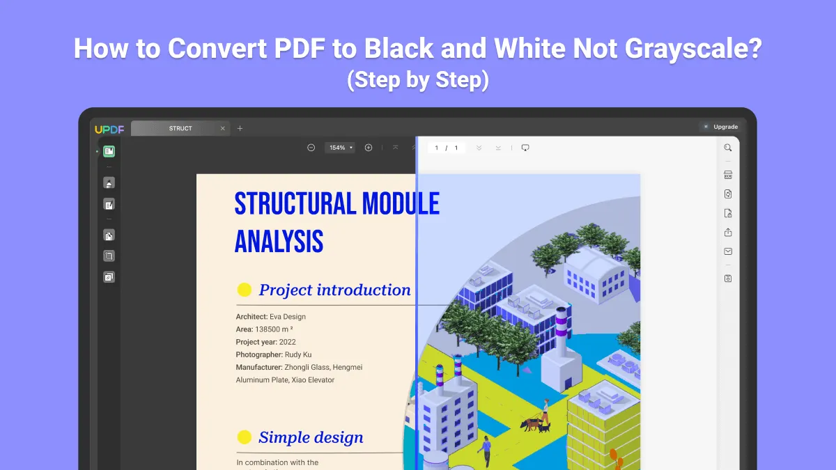How to Convert PDF to Black and White Not Grayscale? (3 Methods Explained)