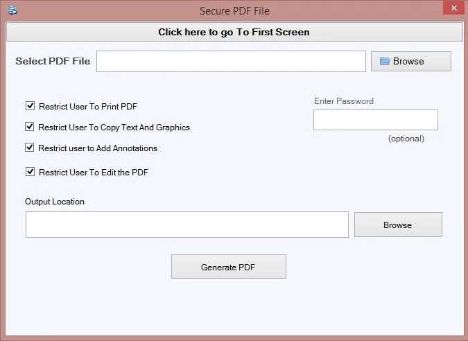 pdf protector password protector tool