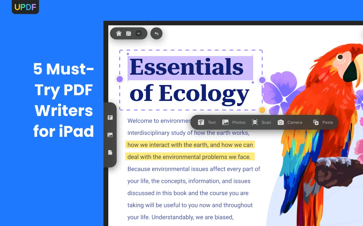 5 Must-Try PDF Writers for iPad to Write/Edit PDFs Easily