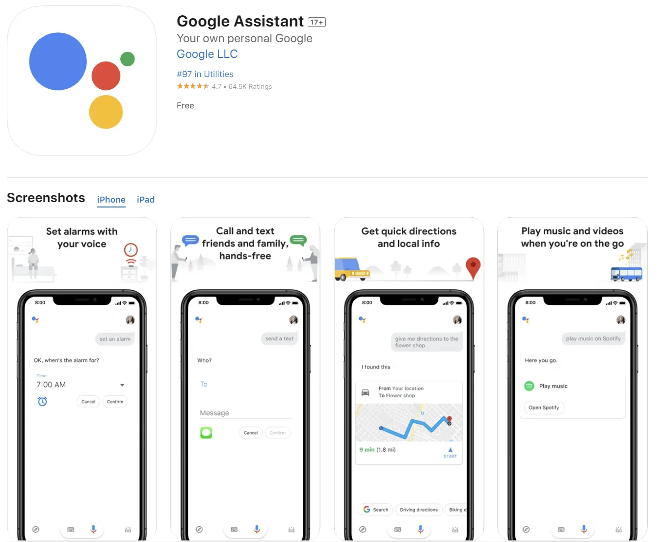 ai app for ios google assistant