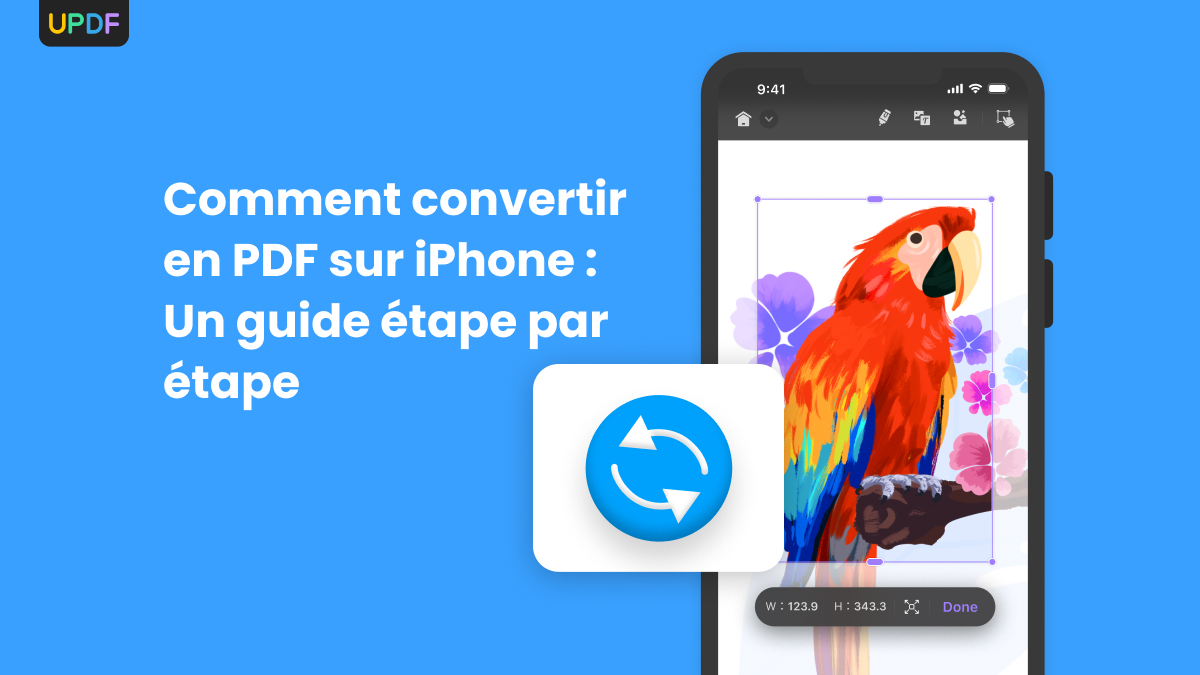 2 façons de convertir en PDF sur l iPhone gratuitement UPDF