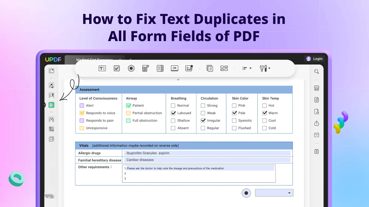 How to Fix Text Duplicates in All Form Fields of PDF