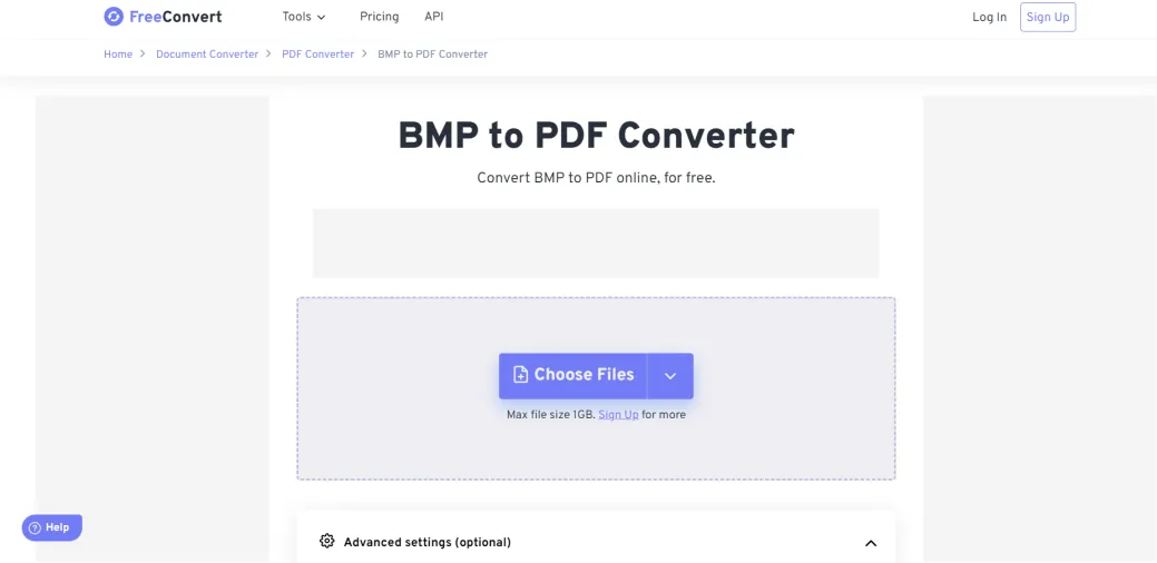 bmp to pdf converter online freeconvert