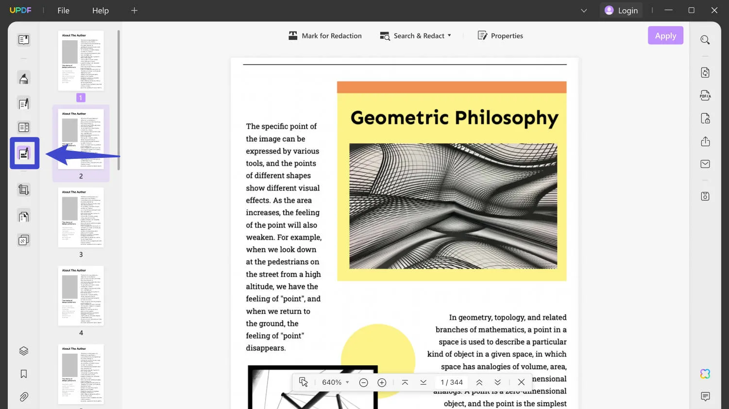 blur pdf redaction icon