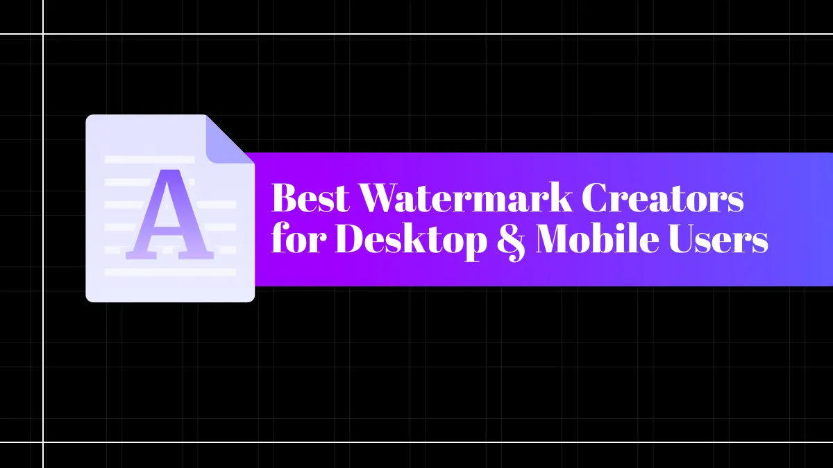 [Latest] Best Watermark Creator/Maker to Create Watermarks for Photos and Documents