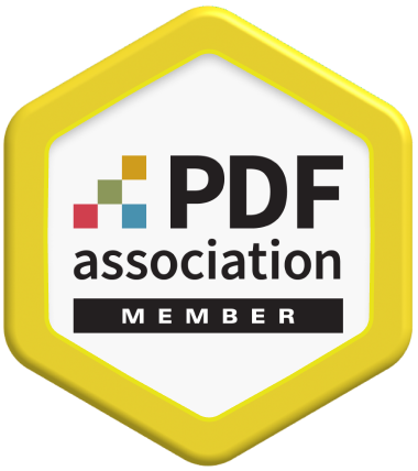 updf pdf association badge