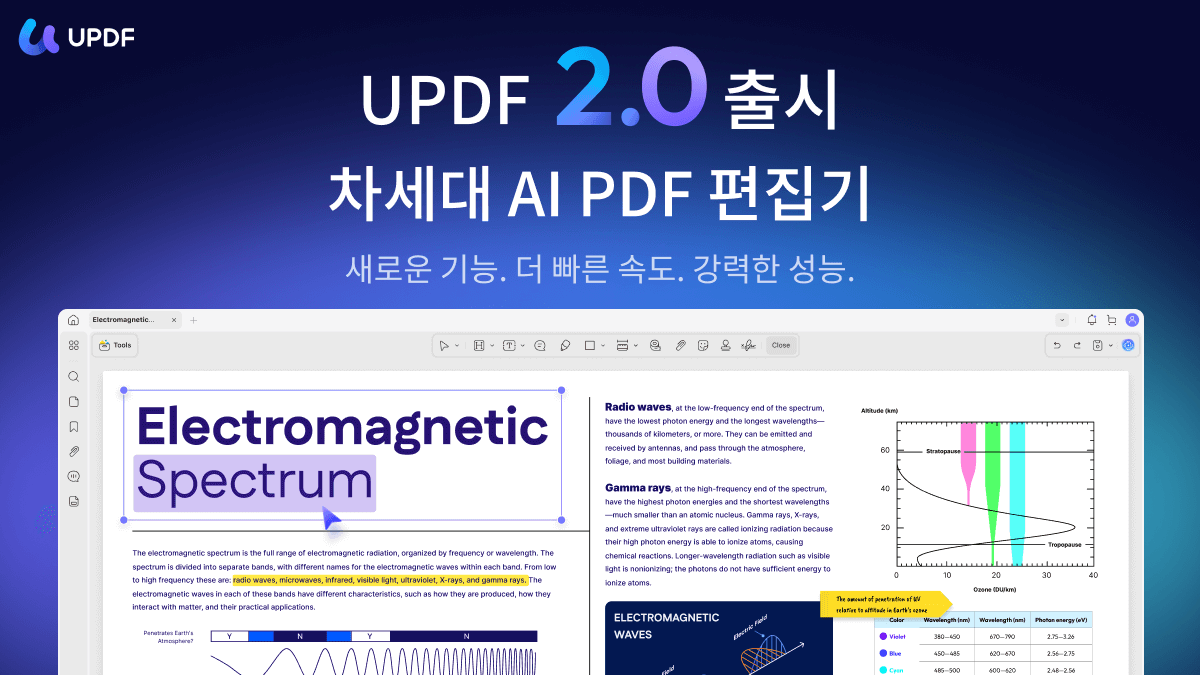 UPDF PDF 편집기 – PDF 수정, 변환, 병합