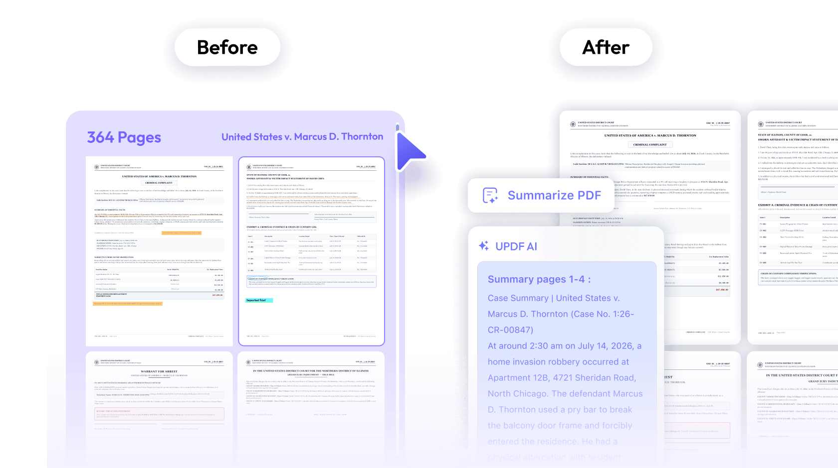Legal evidence search workflow