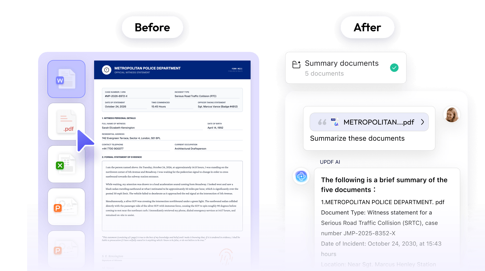 Legal evidence analysis workflow