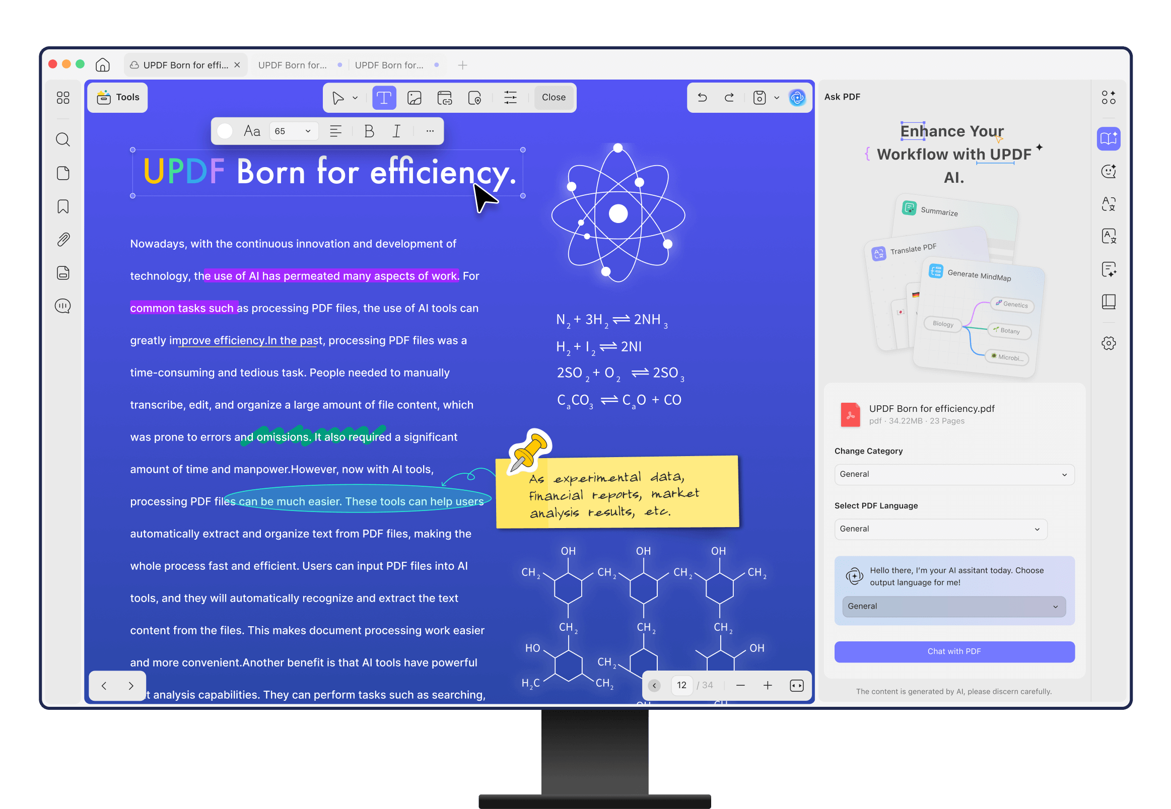 AI gebaseerde PDF tool Voor Mac Official UPDF