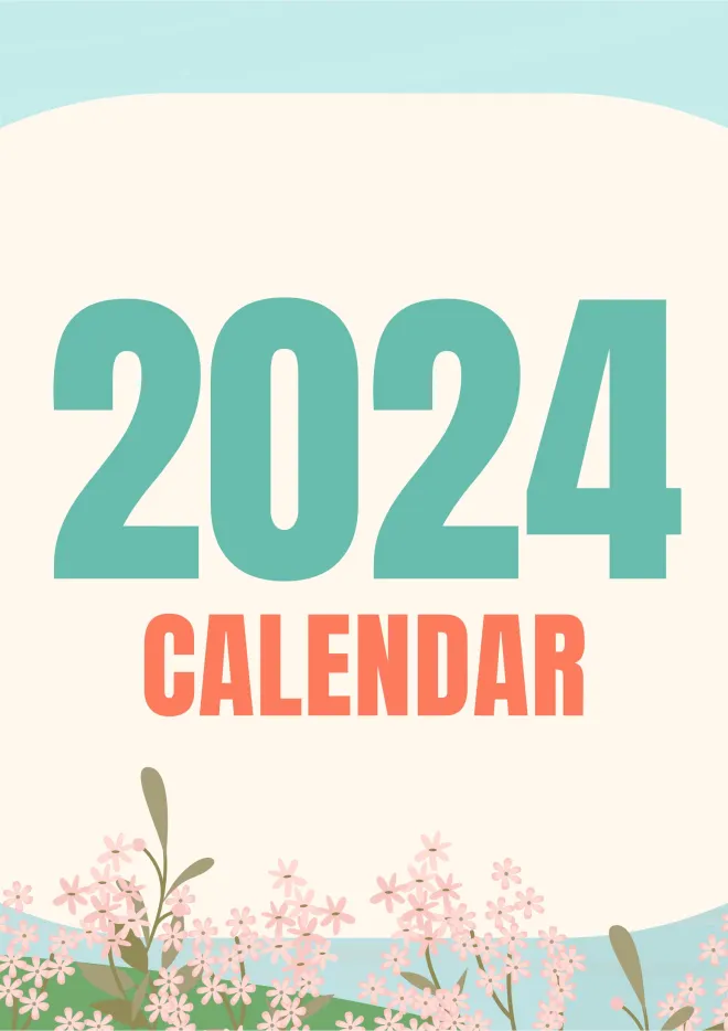 Calendario 2024 Y Planificador Mensual (Spanish) Graphic by