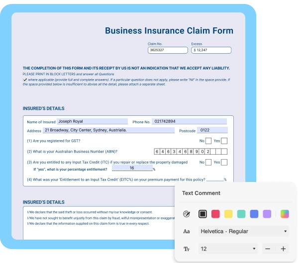 Fill Filliable and Non Filliable PDF Forms Anytime and Anywhere