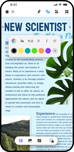 edit pdf as word on mobile