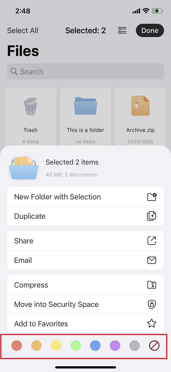 how to create a zip file on iphone