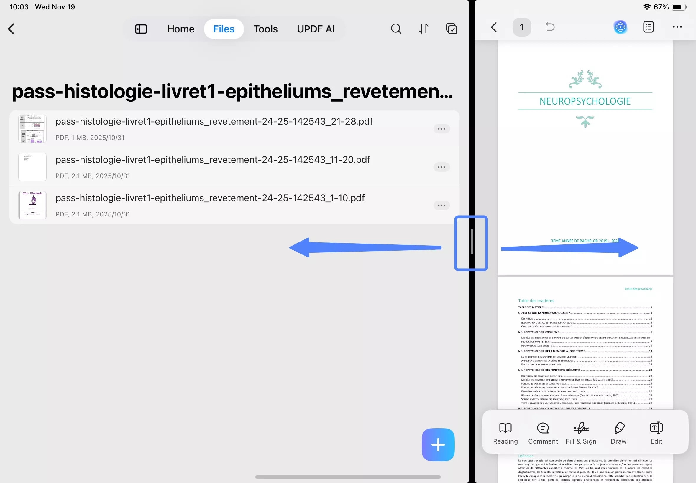 close the split view ipad