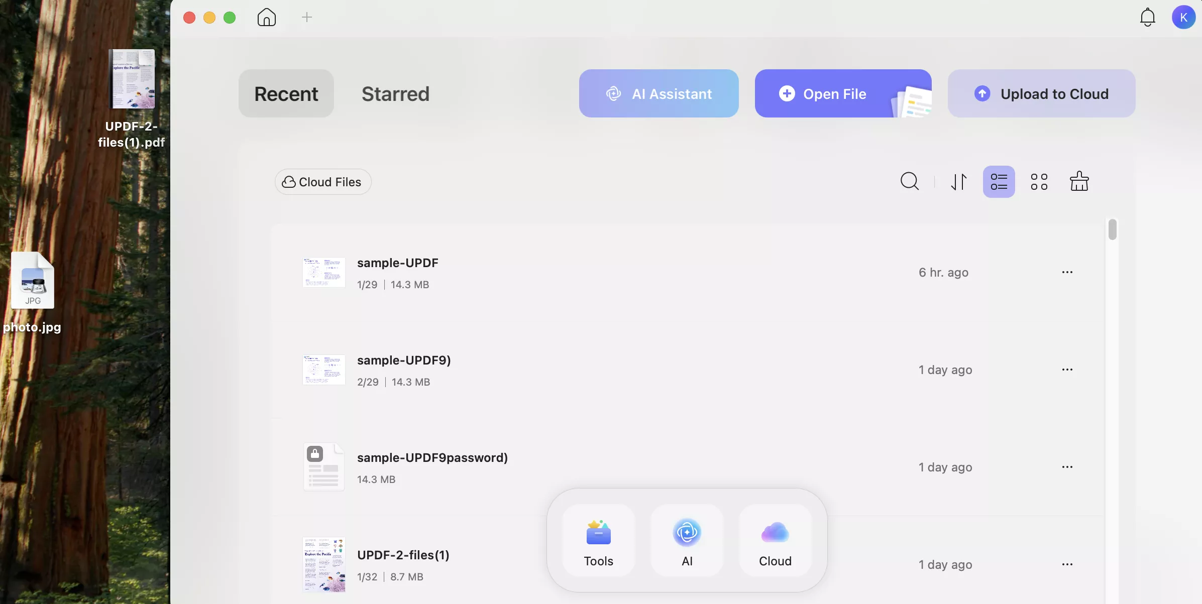drag heic to updf mac to convert to pdf
