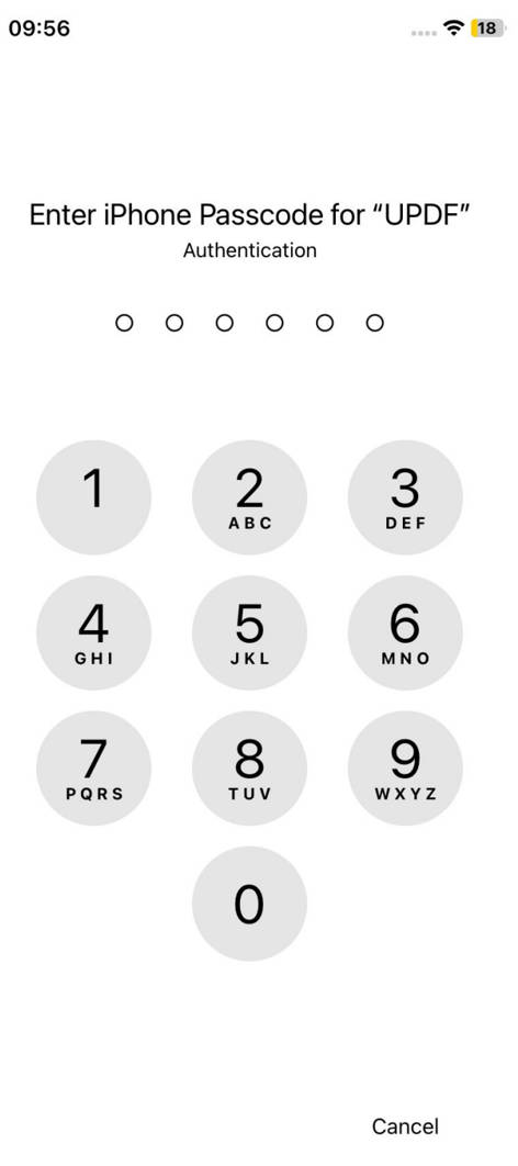 enter password
