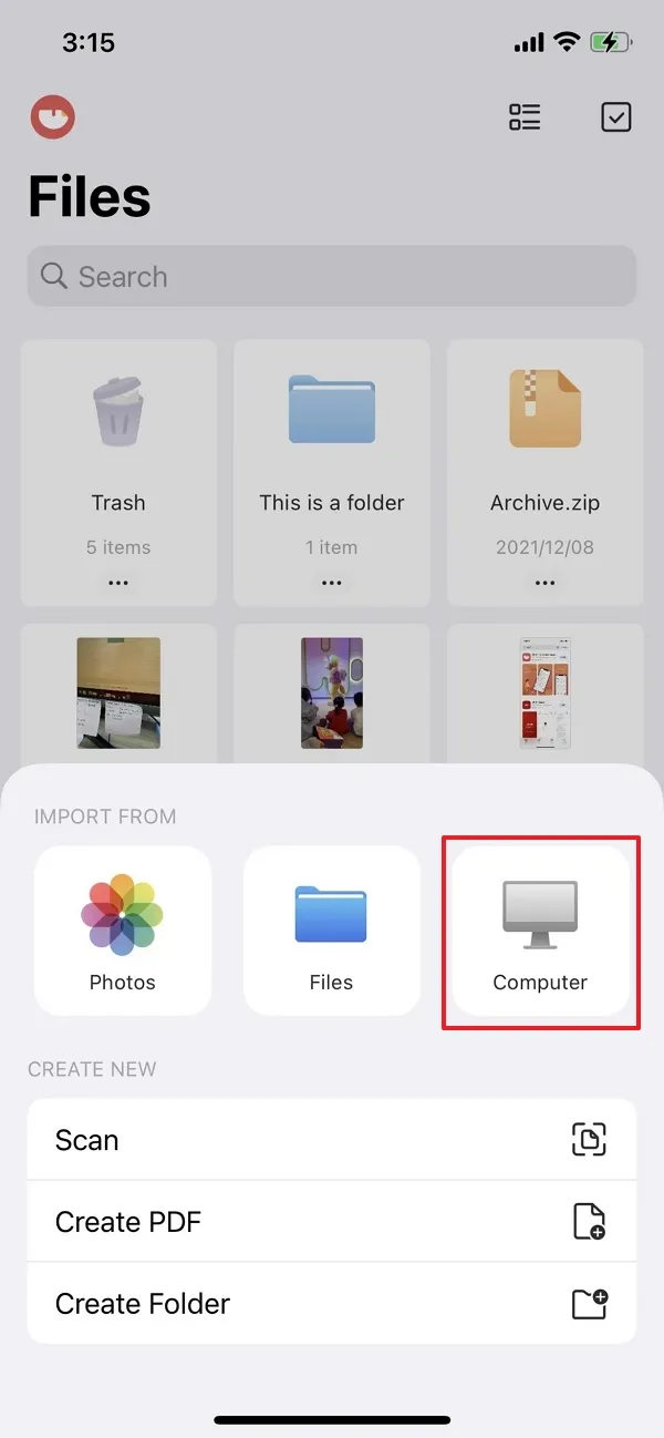 how to upload photos from iphone to pc