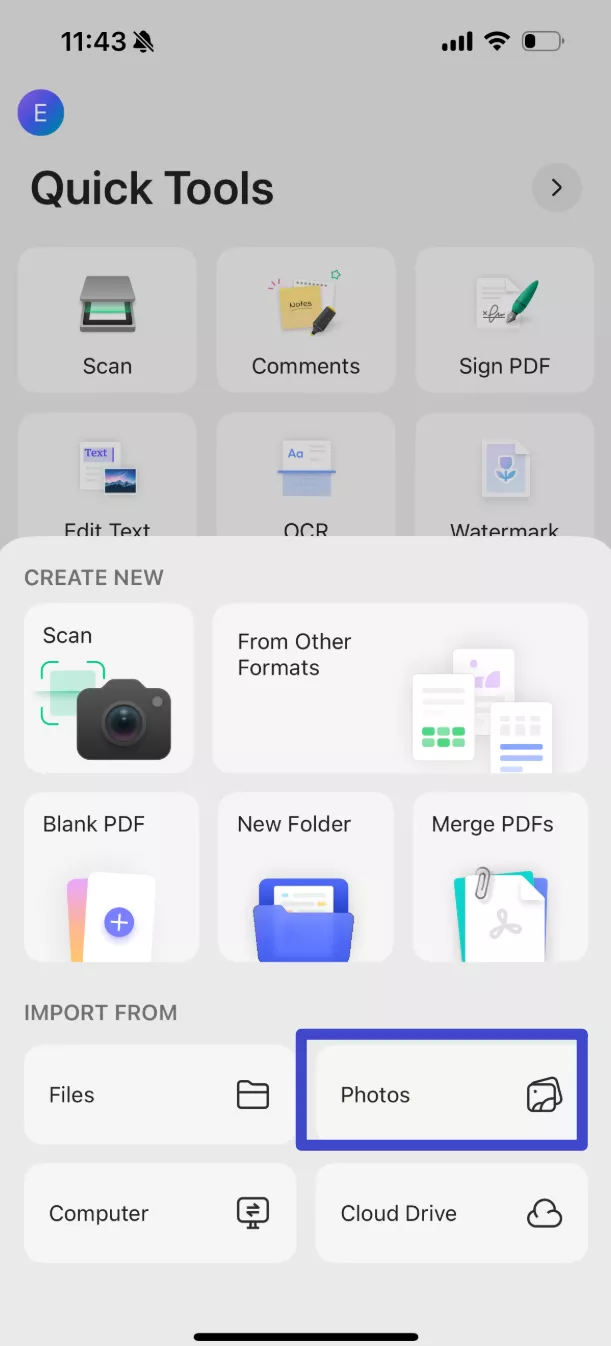 how to make pdf in iphone
