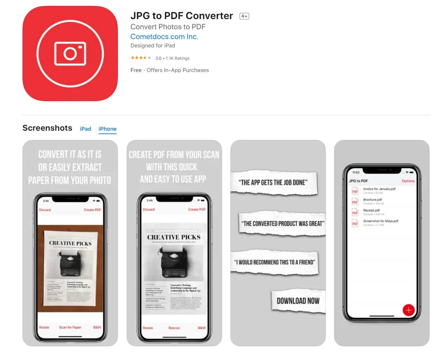 JPG to PDF Converter 변환기