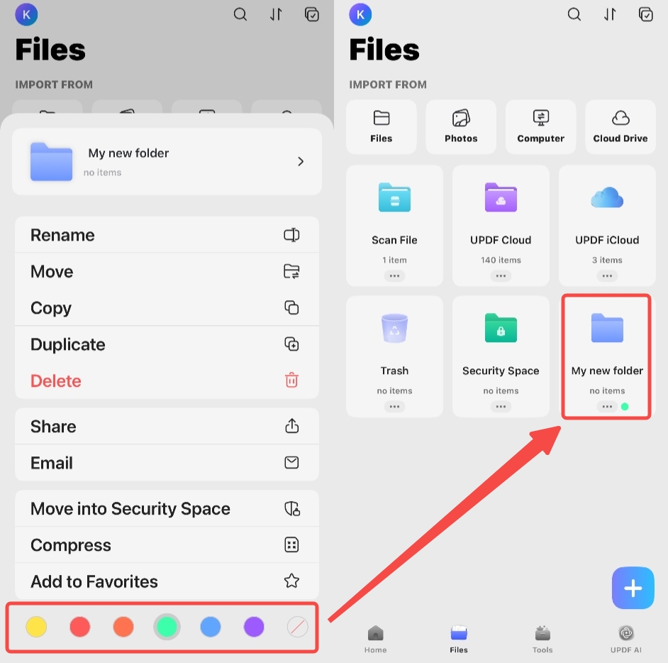 markup folder
