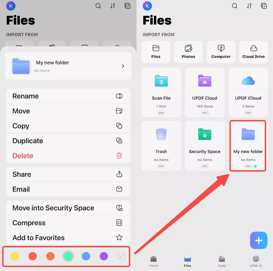 markup folder