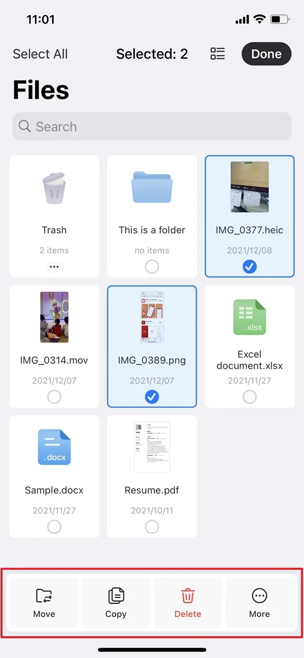 select the photos and how to save a photo as a pdf on iphone