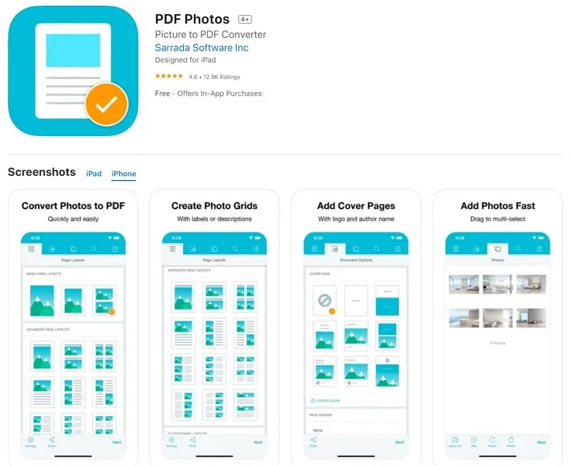 convert image to pdf app