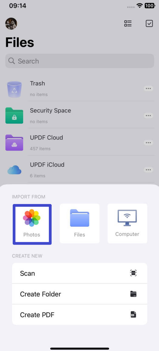 how to convert png to pdf on iphone