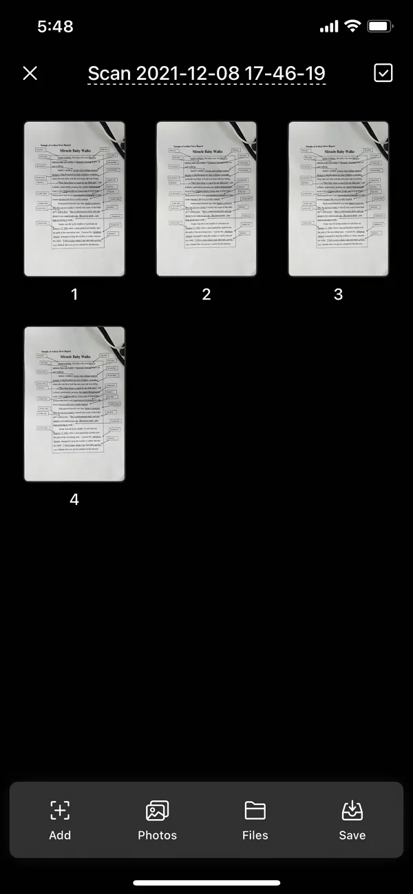 scannerizza in pdf