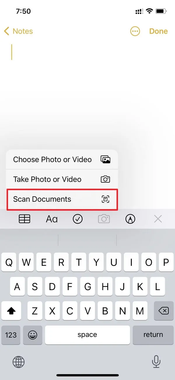 convert photo to scanned pdf