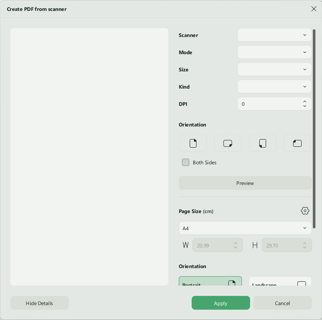 define scan and file settings