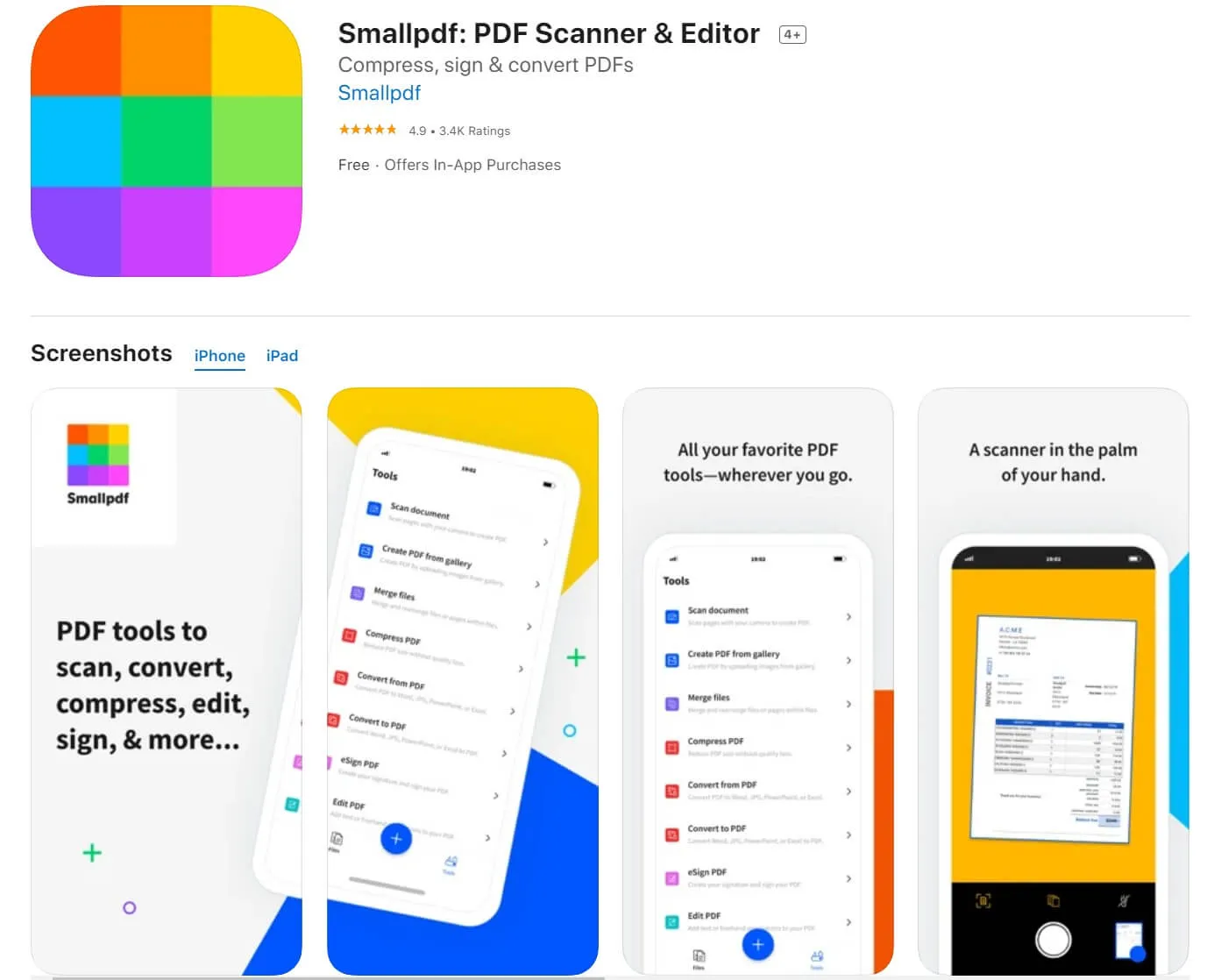 pdf editor app smallpdf