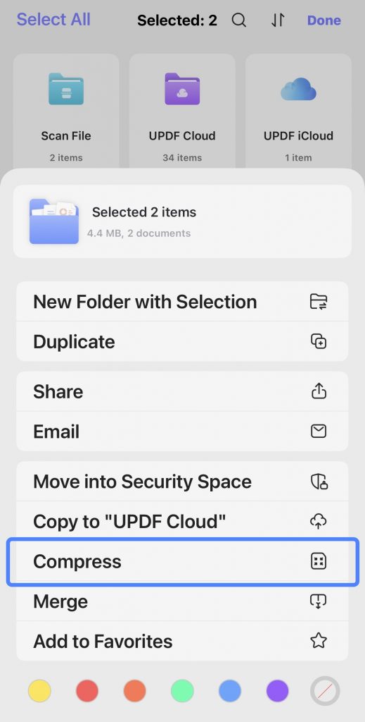 zip the files
