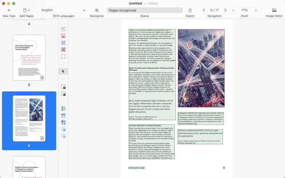 pdf expert for mac alternative - fine reader pro