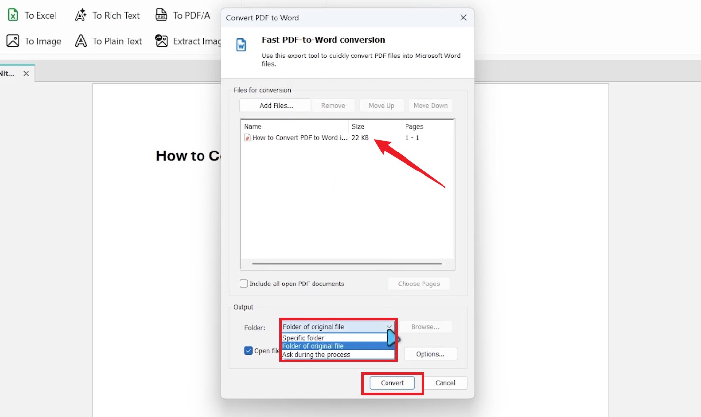 convert the pdf to word with nitro pdf pro