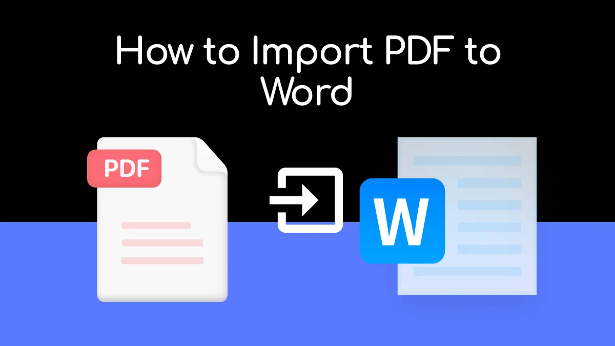 2 Simple Ways to Import PDF to Word