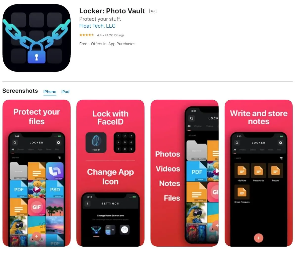 LockIt - Private Photo Vault on the App Store