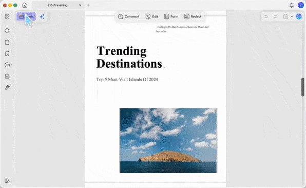 mac updf converts pdf to word steps