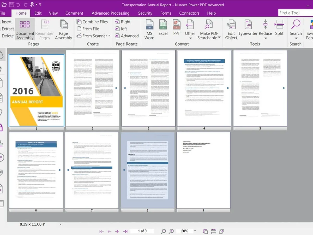 PDF in DOCX Umwandler - nuance power PDF