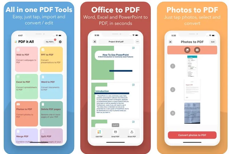 사진 pdf 변환