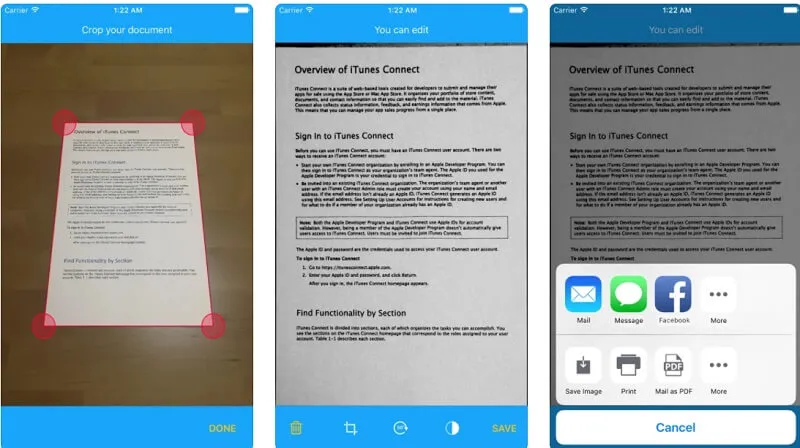 free pdf scanner app scanner mobile