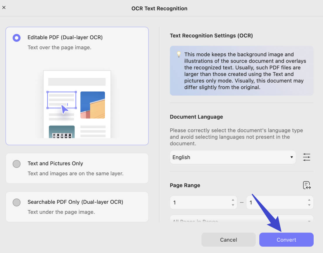 how do i make a pdf editable with ocr