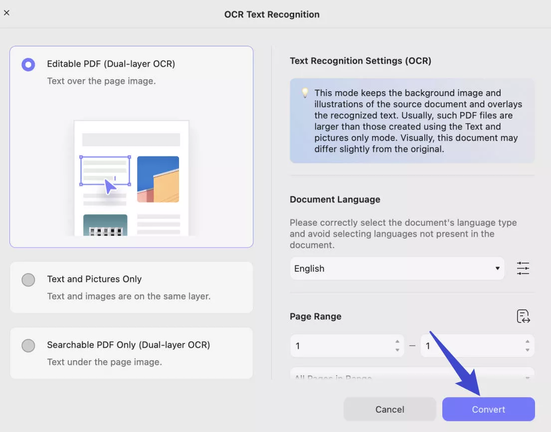 how do i make a pdf editable with ocr