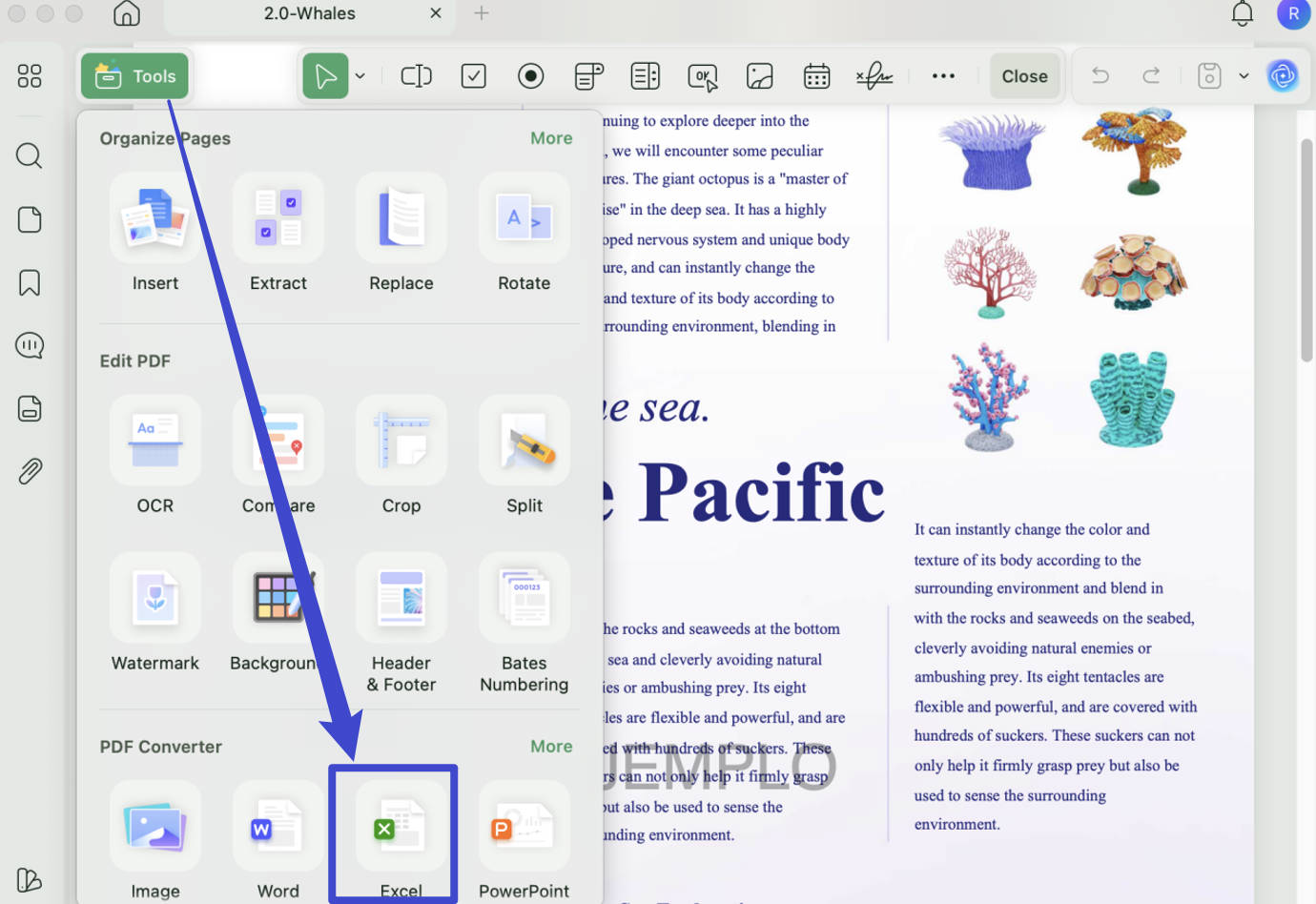 pdf to excel converter mac