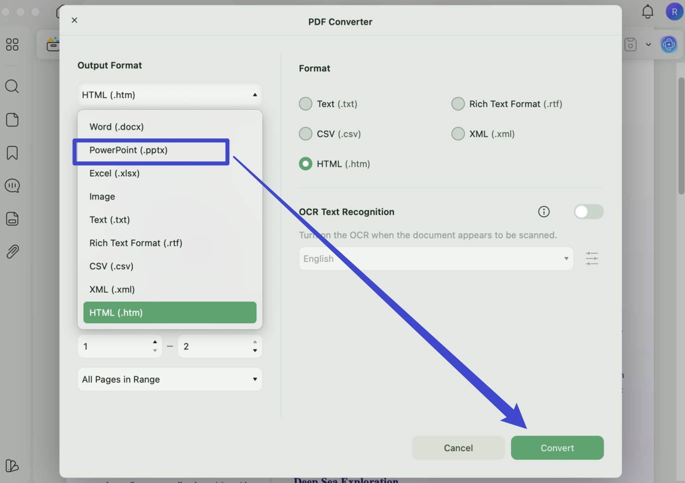 pdf to ppt on mac