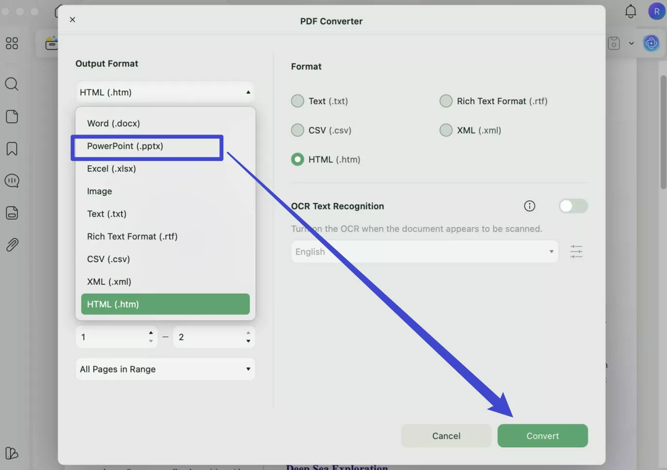 pdf to ppt on mac