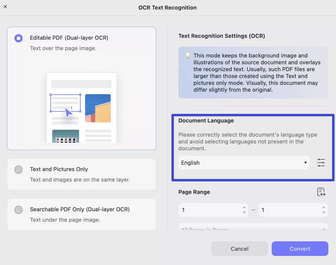make pdf editable online to change language